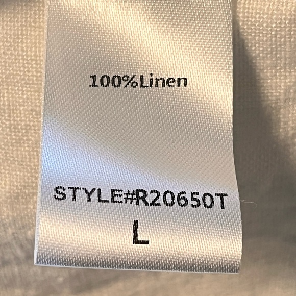 Tuckernuck 100% Linen Annie Smocked Dress Large Cream Puff Sleeve Mini Bridal - Picture 9 of 12